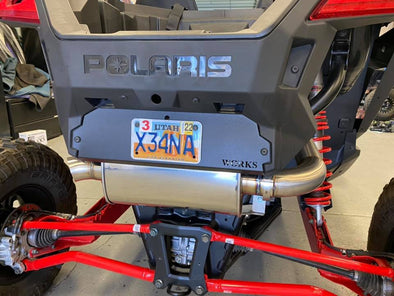 Polaris XP Pro rear license plate panel