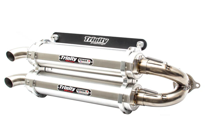 RZR TURBO/S EXHAUST - SLIP ON, UTV performance parts with turbocharger kits, custom exhaust for UTV by Trinity Racing