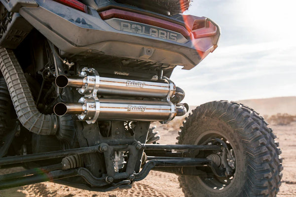 Stainless Steel RZR XP 1000 SLIP ON (2015-2023) exhaust system for UTV performance and turbocharger upgrades