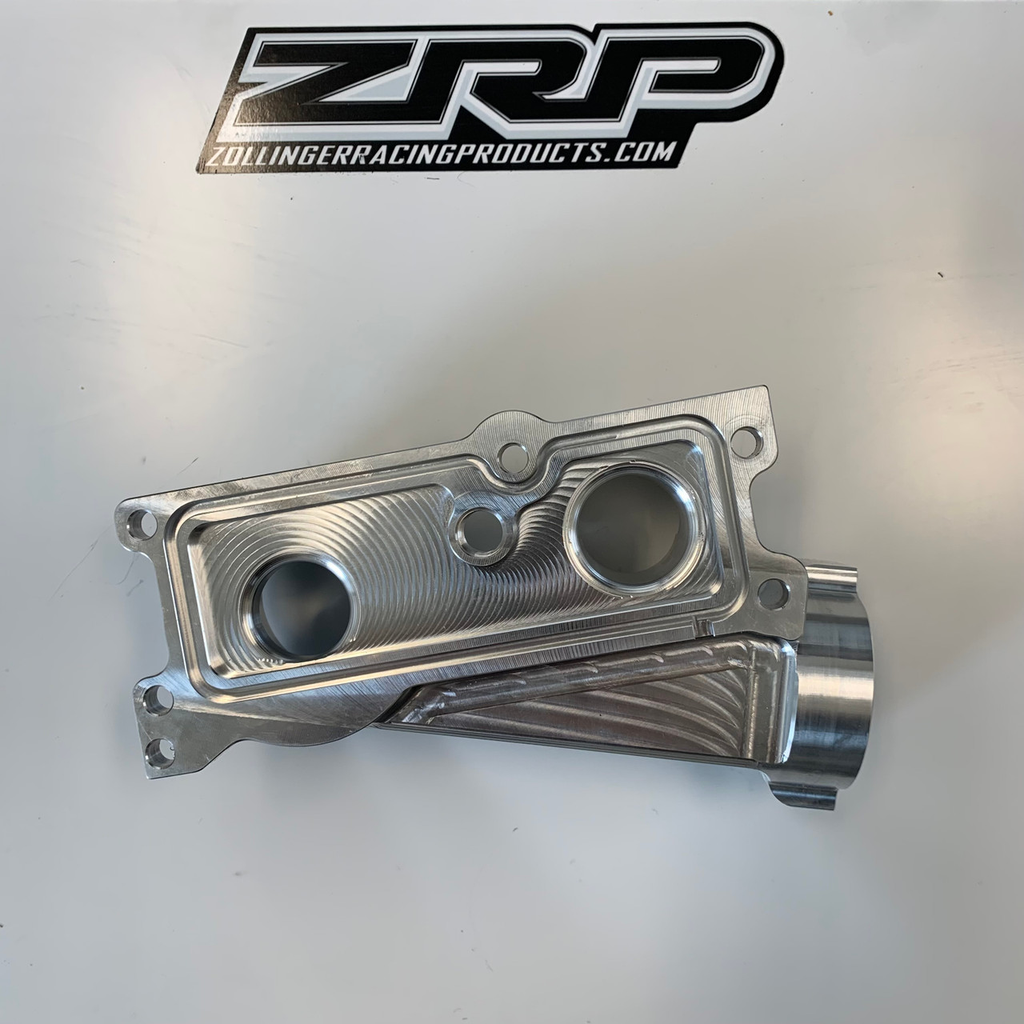 Polaris RZR Pro-R Thermostat housing with fittings for UTV performance upgrades