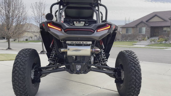 Works Power Polaris Full System Stainless Exhaust (Turbo Back) 2016-2021 XPT, Turbo S on Polaris RZR - UTV performance parts