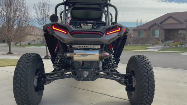 Works Power Cold Air Intake Polaris RZR XPT/ Turbo S with performance upgrades and aftermarket UTV parts for enhanced horsepower.