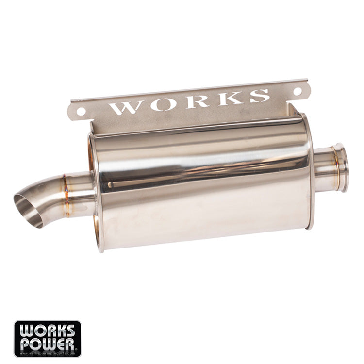 Works Power Polaris Full System Stainless Exhaust (Turbo Back) 2016-2021 XPT, Turbo S - high-performance UTV turbo exhaust system