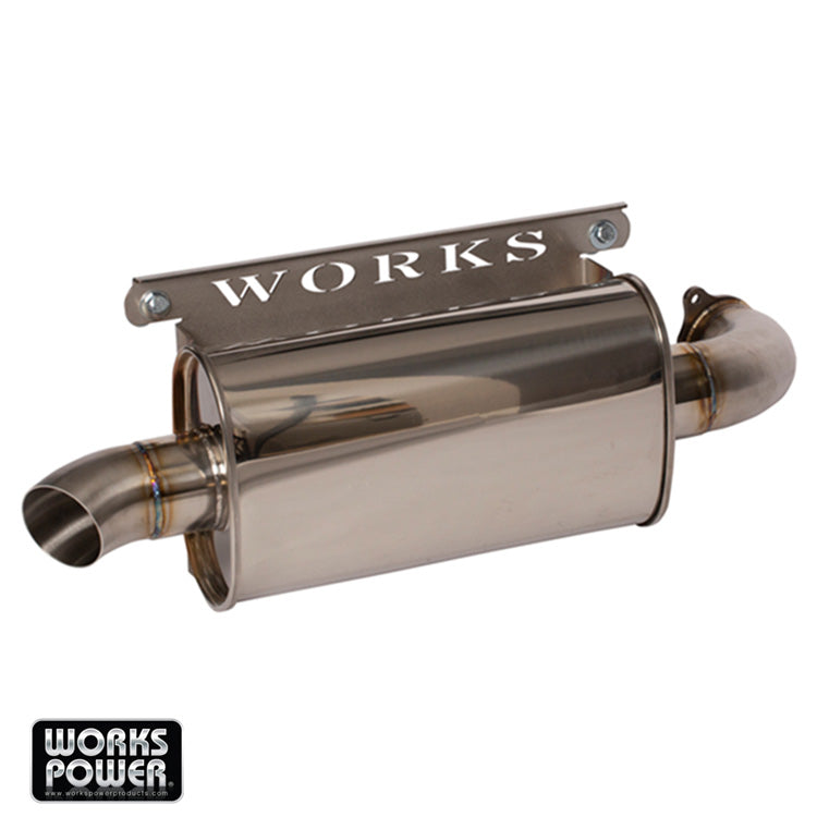 Works Power "Slip Fit" Exhaust for Polaris RZR XPT/ Turbo S, performance exhaust system, UTV upgrades, aftermarket UTV parts