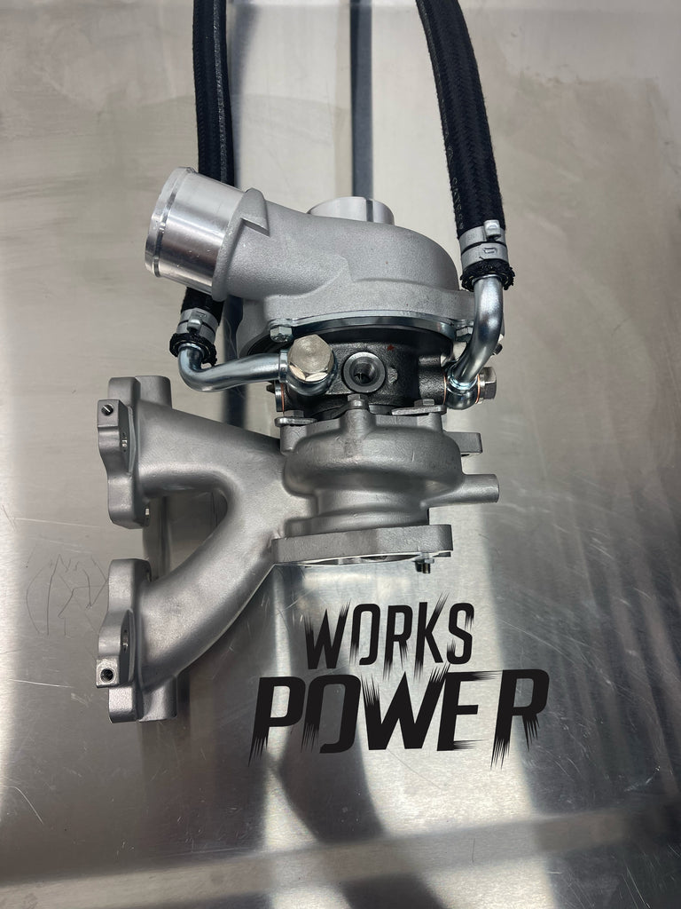 WORKS POWER WATER COOLED FACTORY POLARIS XPT/TURBO S BIG TURBOCHARGER UTV turbocharger kit sale